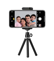 Premsons® Mini Tripod Mount with Phone Holder Clip Desktop Self for Mobile Phones and Digital Camera