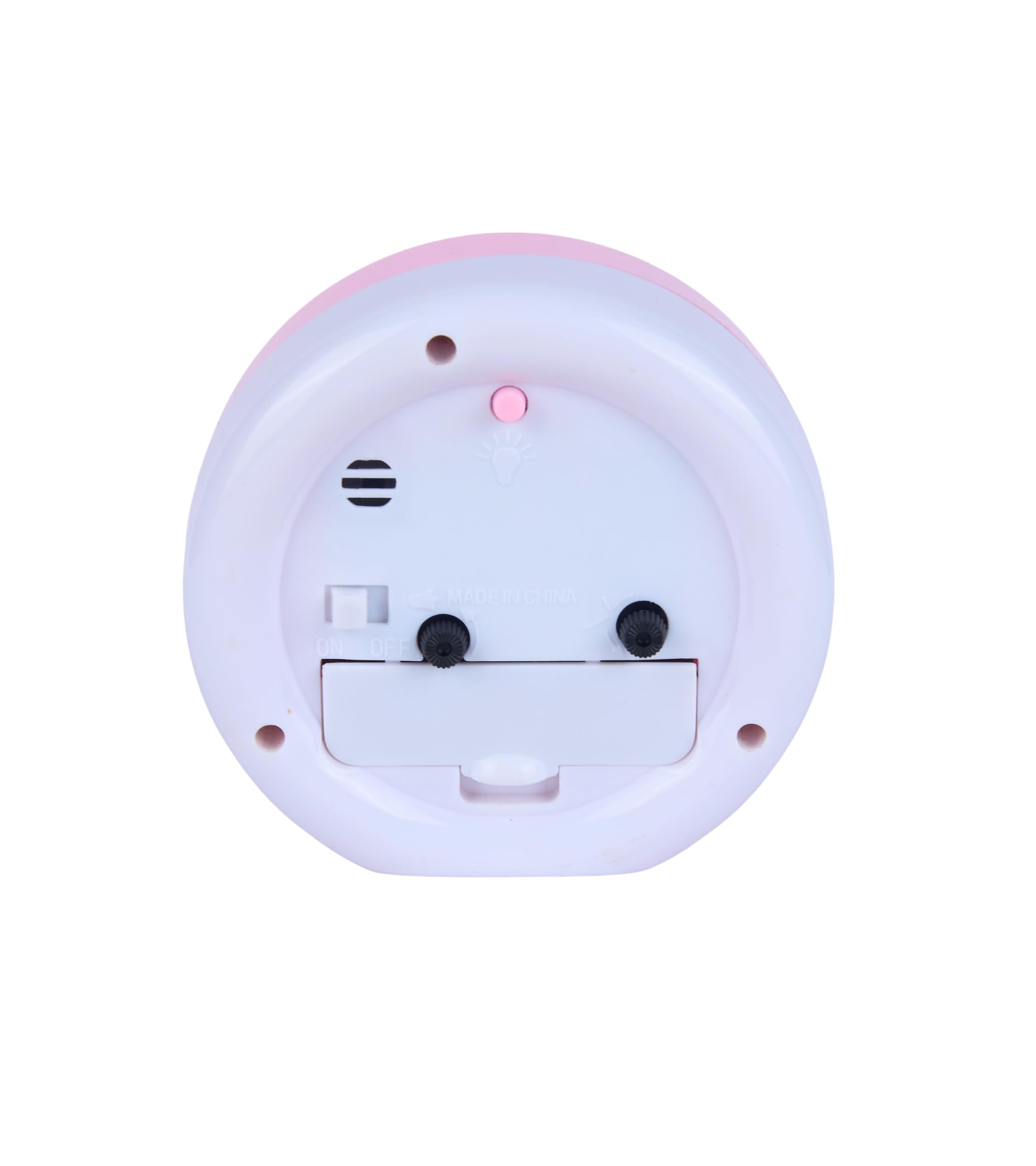 Premsons® Table Clock for Kids - Girls Bedroom Beep Alarm Clock - Loud Bell Alarm for Children Study Table - Bed Watch for Heavy Sleepers - Round Shape - Assorted Colours