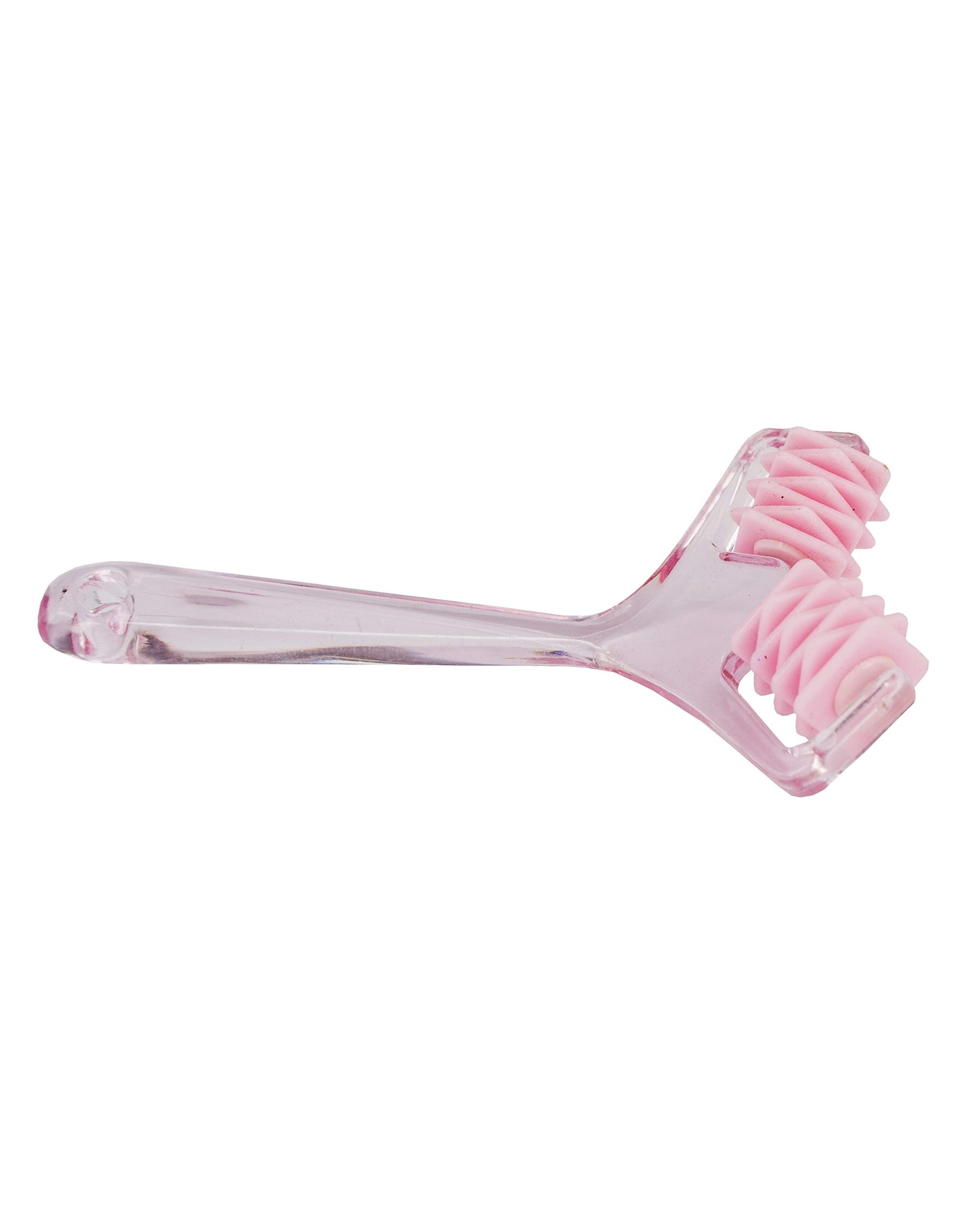 Premsons® Mini Portable Roller Massager | Handheld Body Relaxation Tool for Pain Relief & Stress Relief (Pink & White)