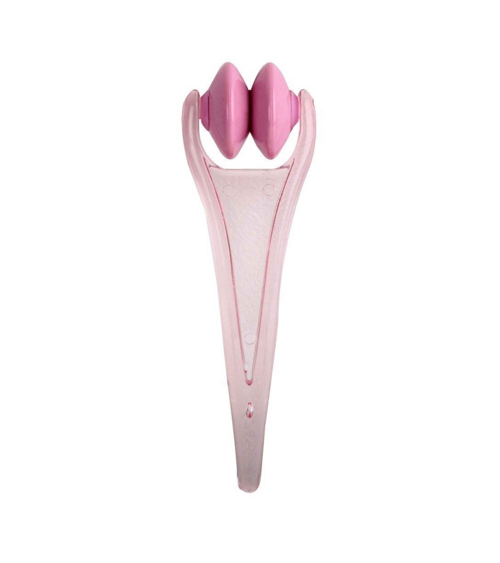 Premsons® Mini Portable Roller Massager | Handheld Body Relaxation Tool for Pain Relief & Stress Relief (Pink & White)