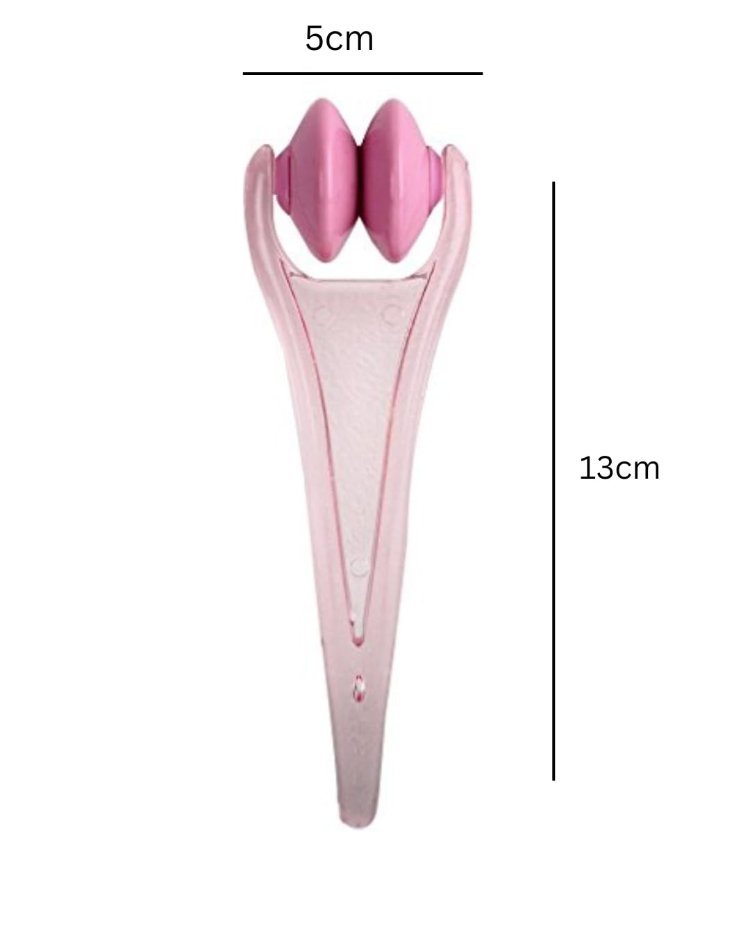 Premsons® Mini Portable Roller Massager | Handheld Body Relaxation Tool for Pain Relief & Stress Relief (Pink & White)