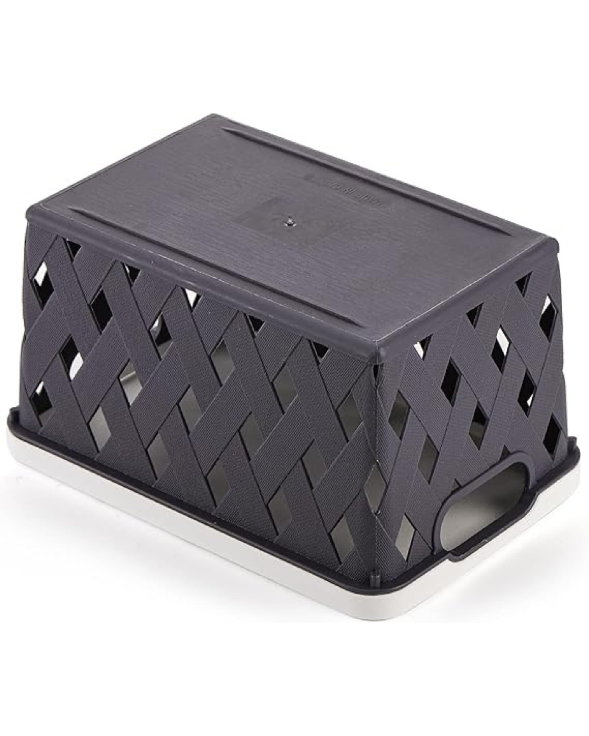 Premsons® Plastic Storage Basket - Compact Pantry and Closet Organizer for Accessories, Toys, and Cleaning Supplies (Large)
