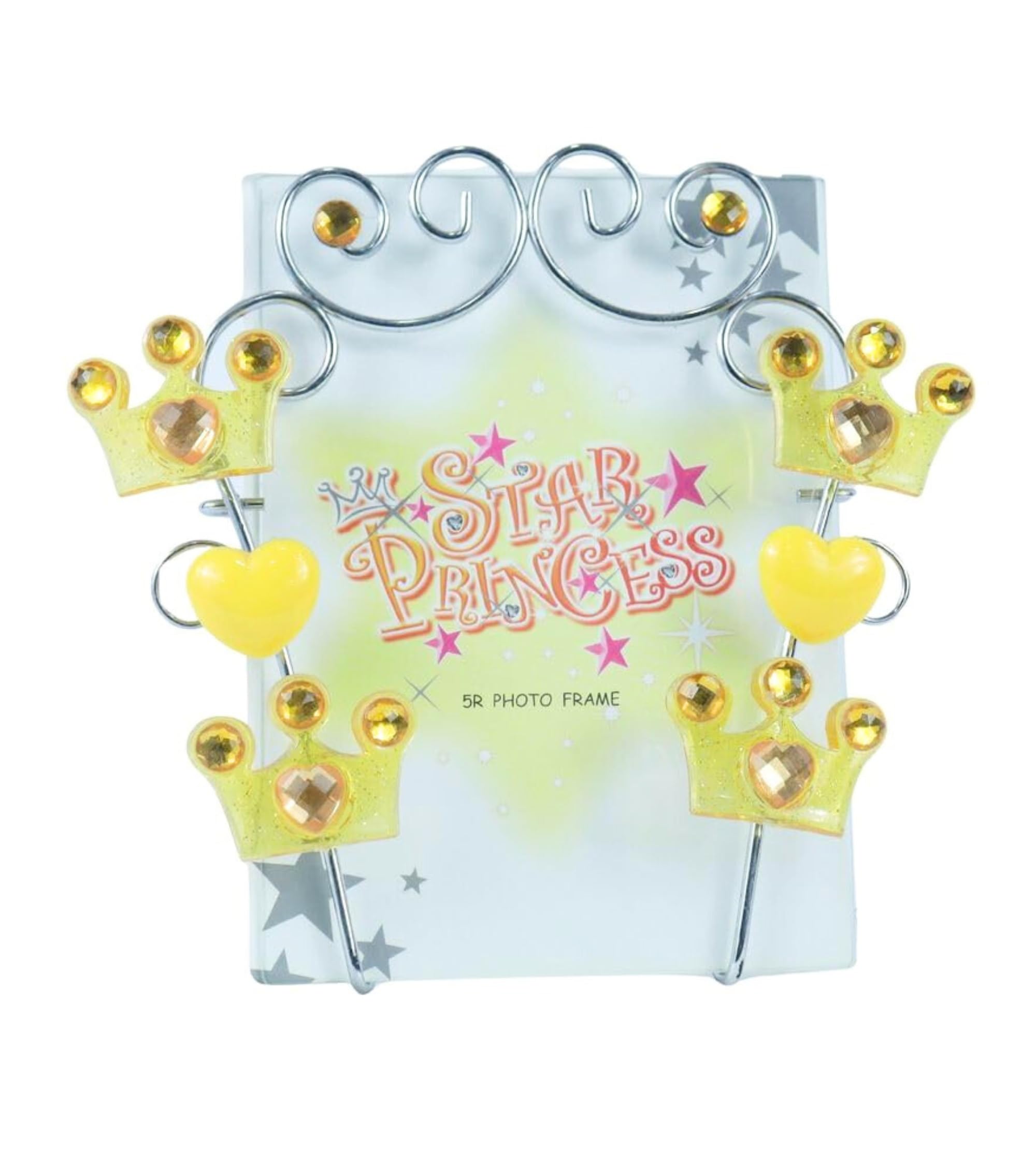 Premsons® Heart Princess Design Glass Photo Frame for Parents - Heart-Shaped Decorative Frame for Cherished Family Memories and Special Occasions