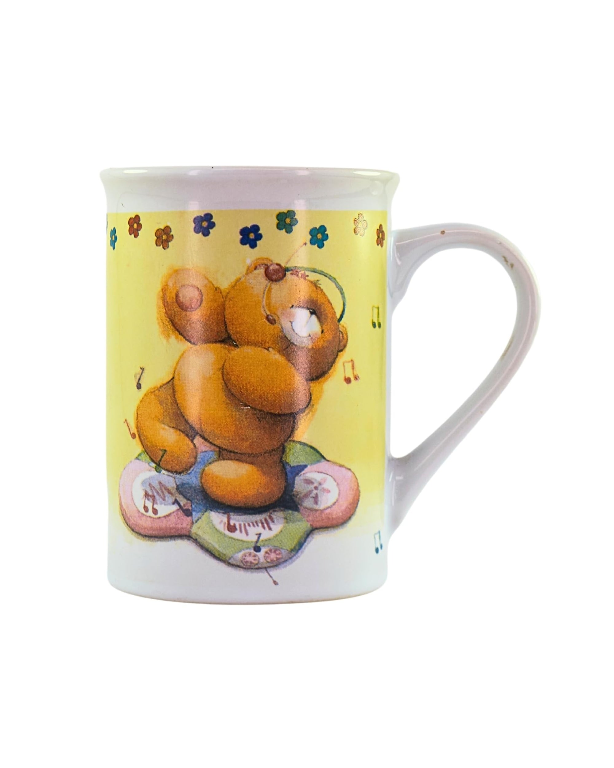 Premsons® Classic Ceramic Coffee Mug with Teddy Bear Print – 300ml Stylish & Comfortable Cup for Daily Use at Home or Office | Ideal Gift for Any Occasion