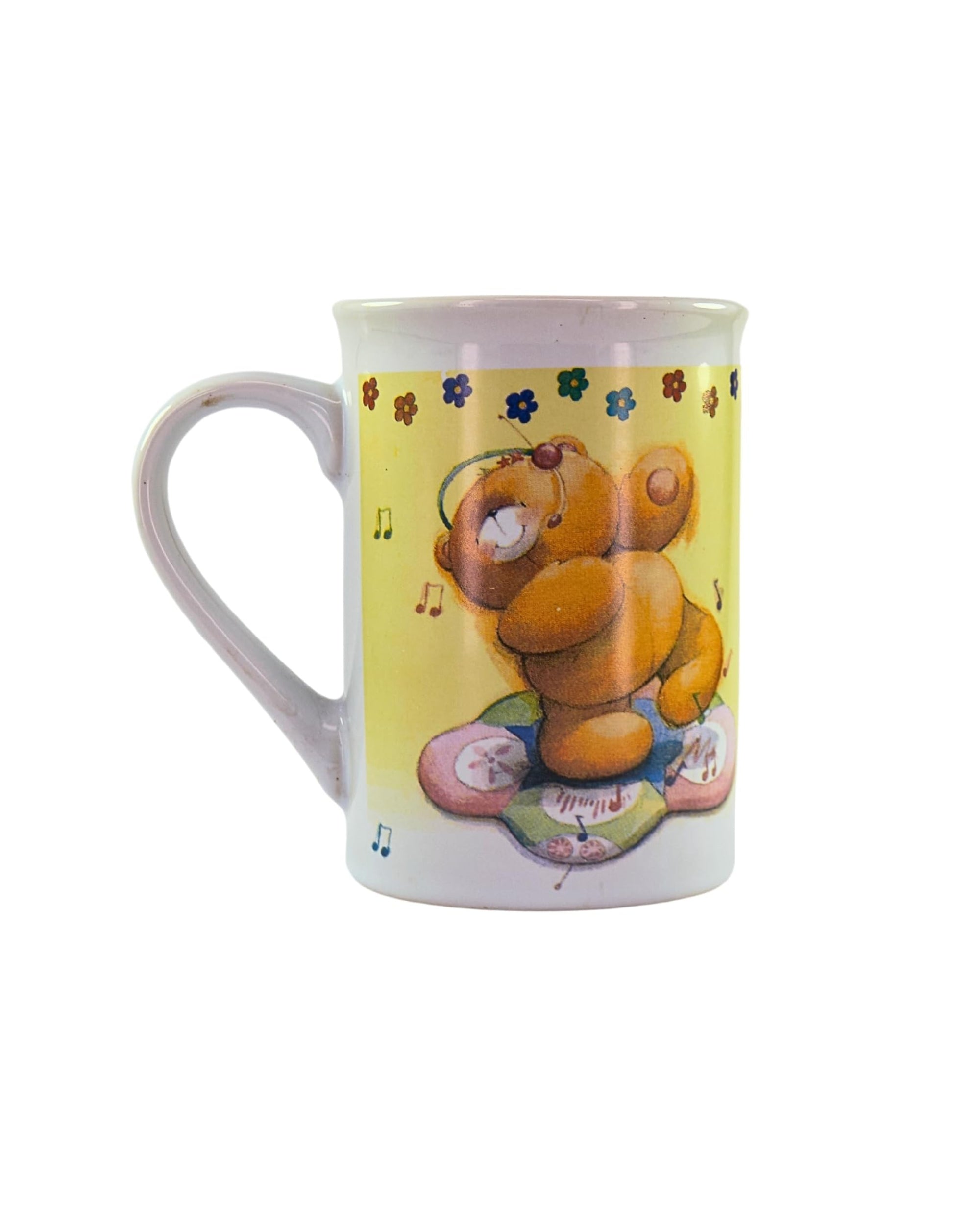 Premsons® Classic Ceramic Coffee Mug with Teddy Bear Print – 300ml Stylish & Comfortable Cup for Daily Use at Home or Office | Ideal Gift for Any Occasion