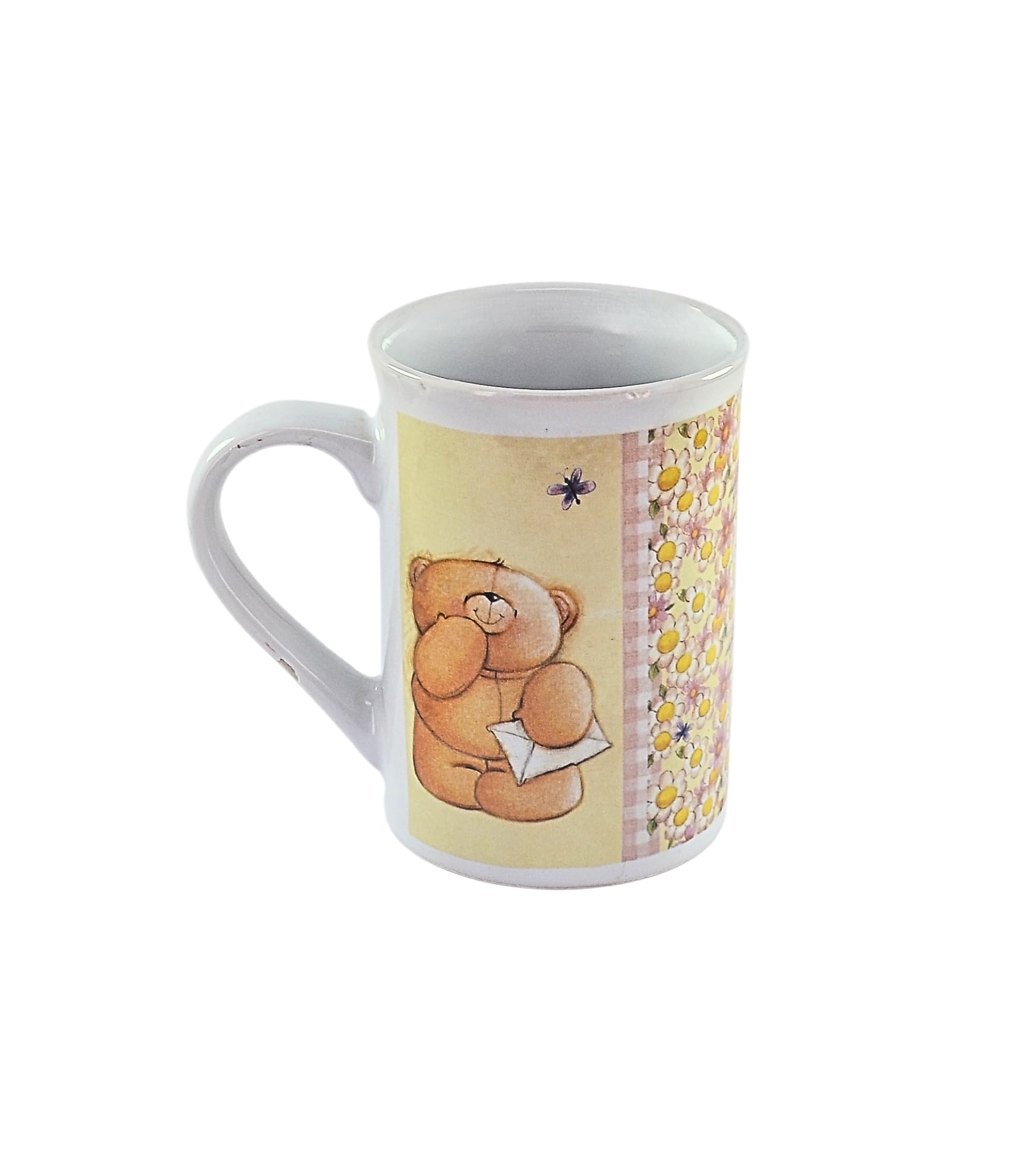 Premsons® Classic Ceramic Coffee Mug with Teddy Bear Print – 300ml Stylish & Comfortable Cup for Daily Use at Home or Office | Ideal Gift for Any Occasion