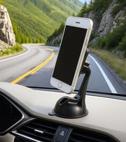 Premsons® Car Phone Holder - 360°Adjustable Mount for Car, Gym, Mirror, Shower & Smooth Surfaces - Compatiable for all Phones