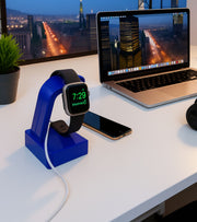 Premsons® Watch Stand for Smart Watches | Elegant & Durable Charging Dock | Compatible with Apple Watch Series & Other Smartwatches – Blue