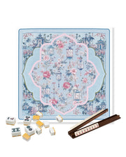 Premsons® Palace of Lanterns Mahjong Table Mat – Premium Anti-Slip Square Gaming & Decorative Mat - 23 x 23 inch - Versatile Non-Slip Play Surface