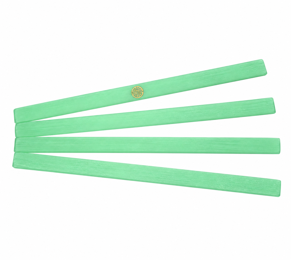 Premsons® Set of 4 Mahjong Rulers – Classic Tile Measuring Tools-Green