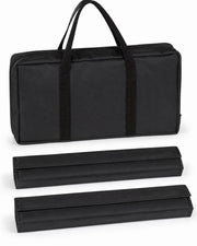 Premsons® Mahjong Carry Bag with 2 Tile & Rack Cases | Premium Travel Storage Bag Set black
