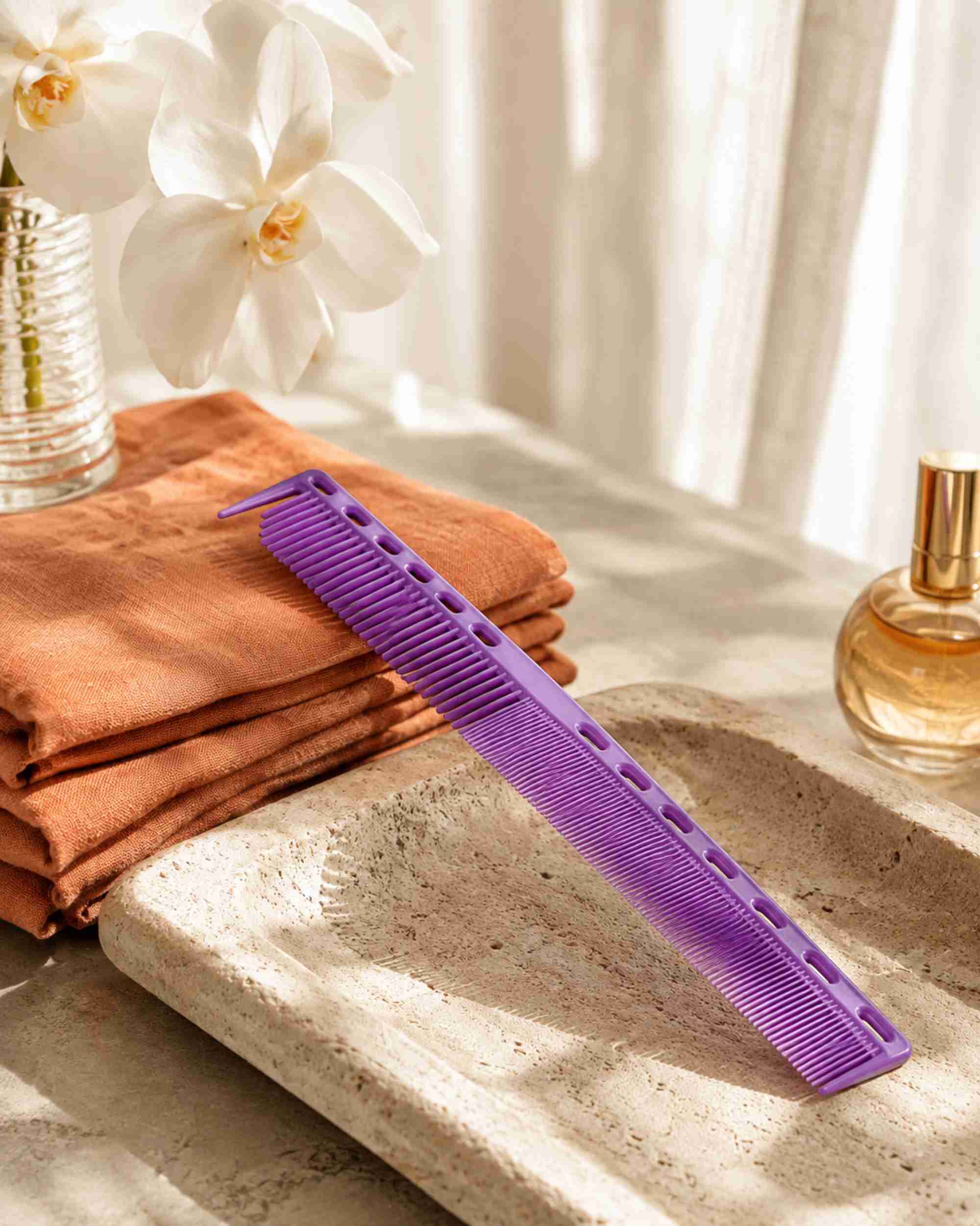 Premsons® Sectioning Hair Comb - Ohka Sakura  C901 Purple