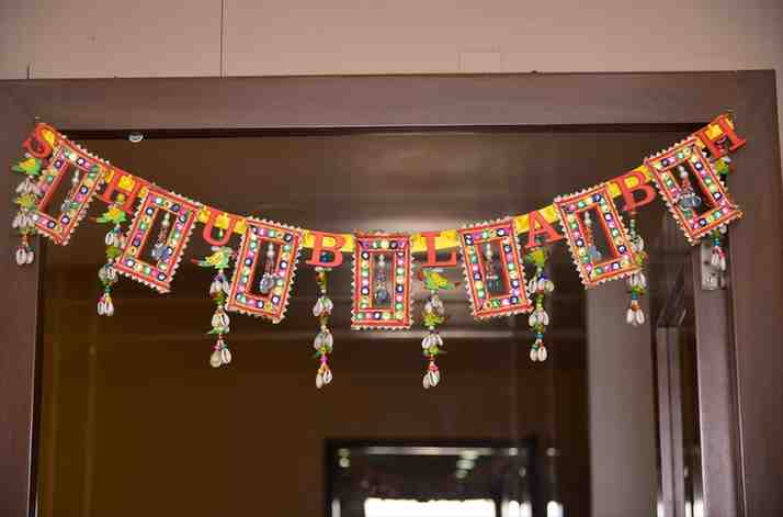 Premsons® Shubh Labh Toran – Decorative Garland for Indian Festivals