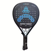 Premsons® 18K Carbon Fiber Super Power Padel Racket – Premium Power, Spin & Control - Black & Blue