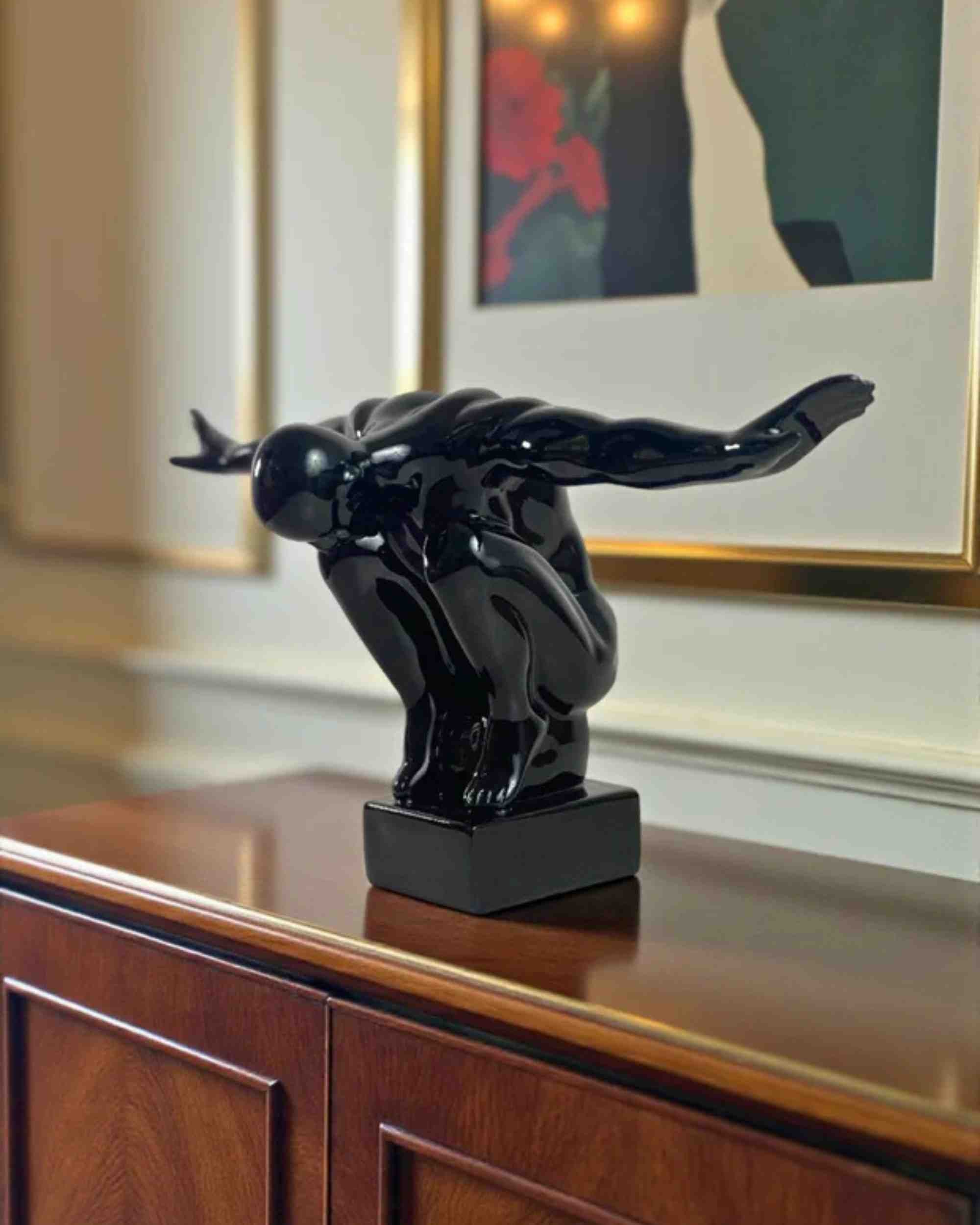 Premsons® Freedom Form Abstract Man Sculpture – Resin Art Figurine