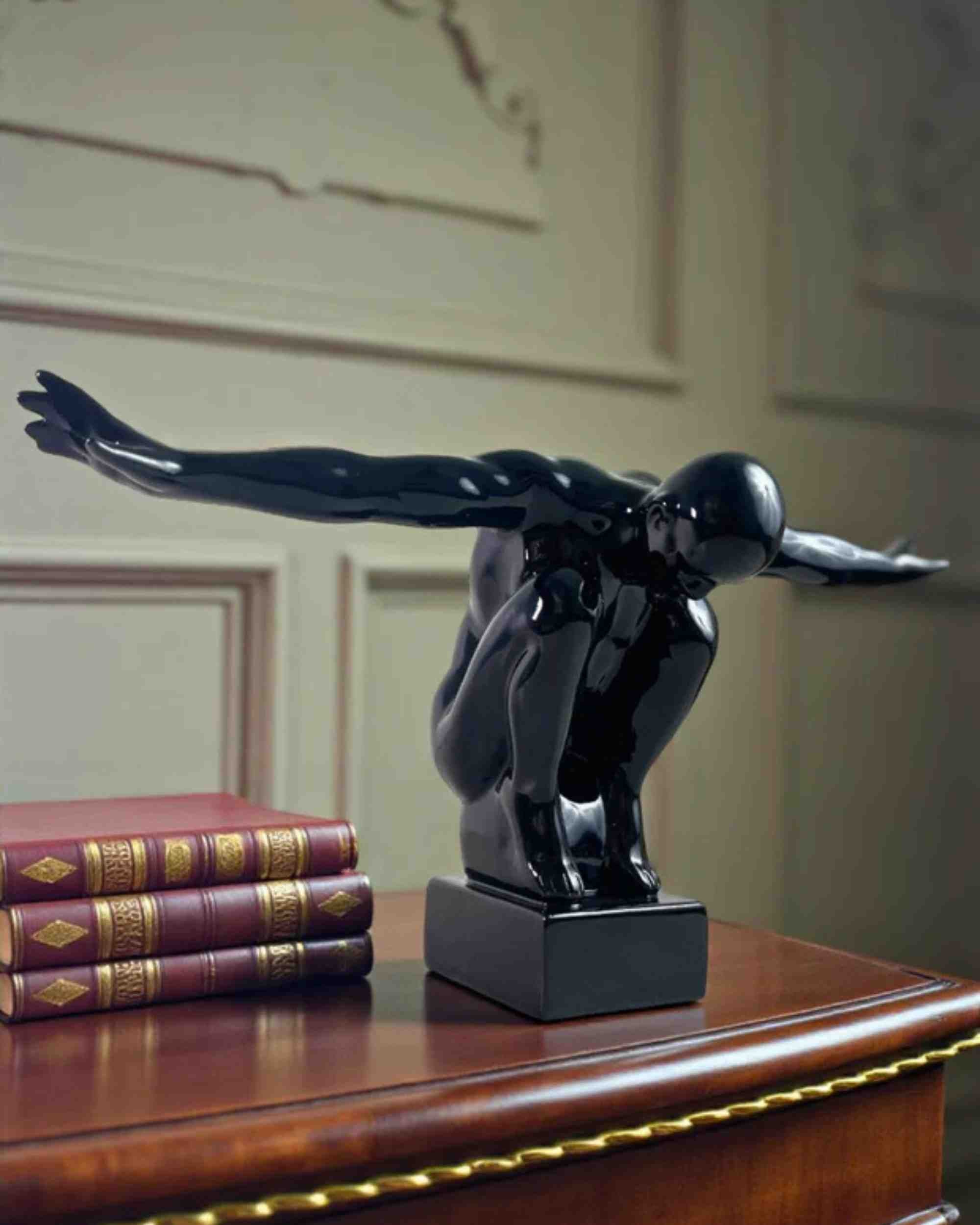 Premsons® Freedom Form Abstract Man Sculpture – Resin Art Figurine
