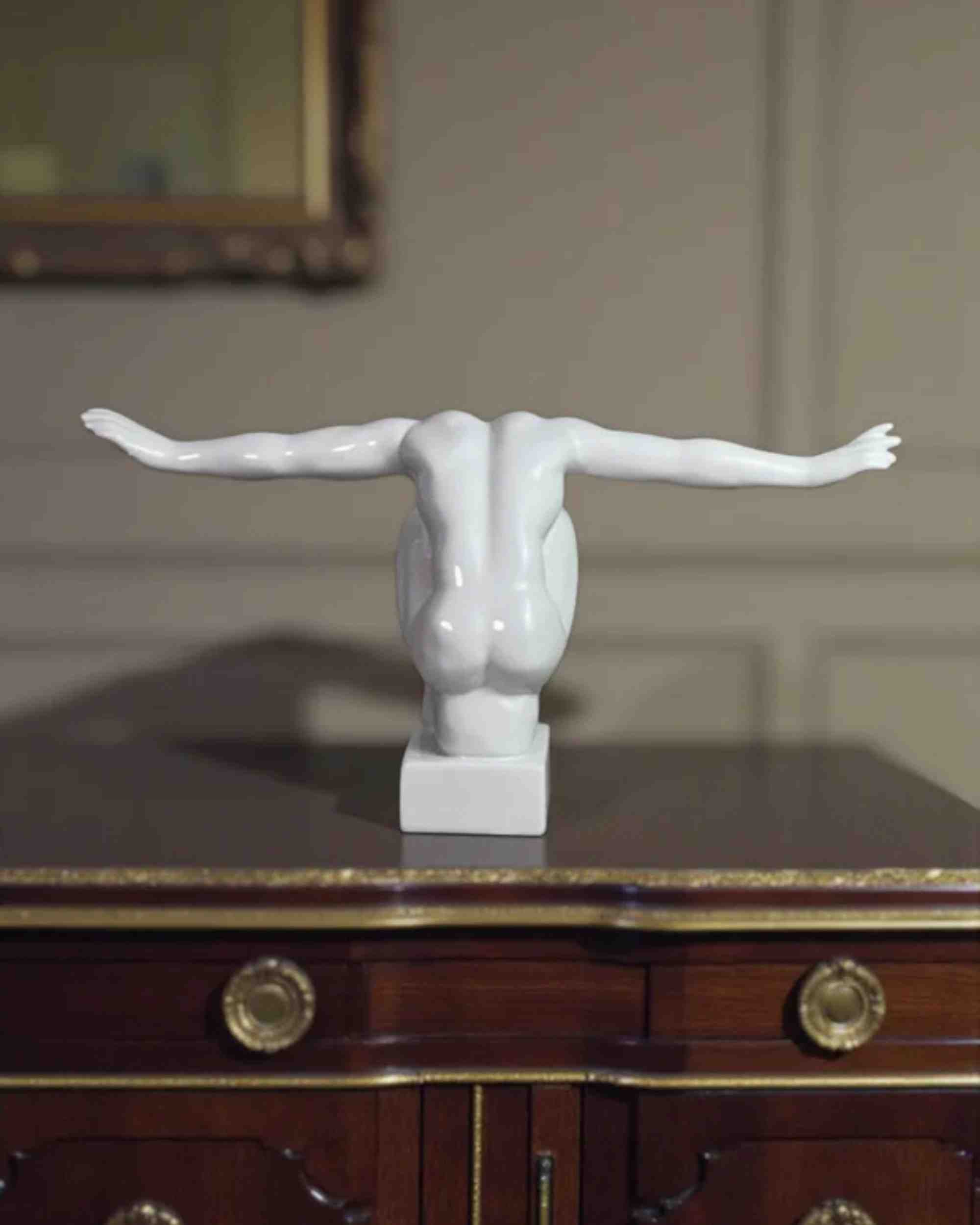 Premsons® Freedom Form Abstract Man Sculpture – Resin Art Figurine