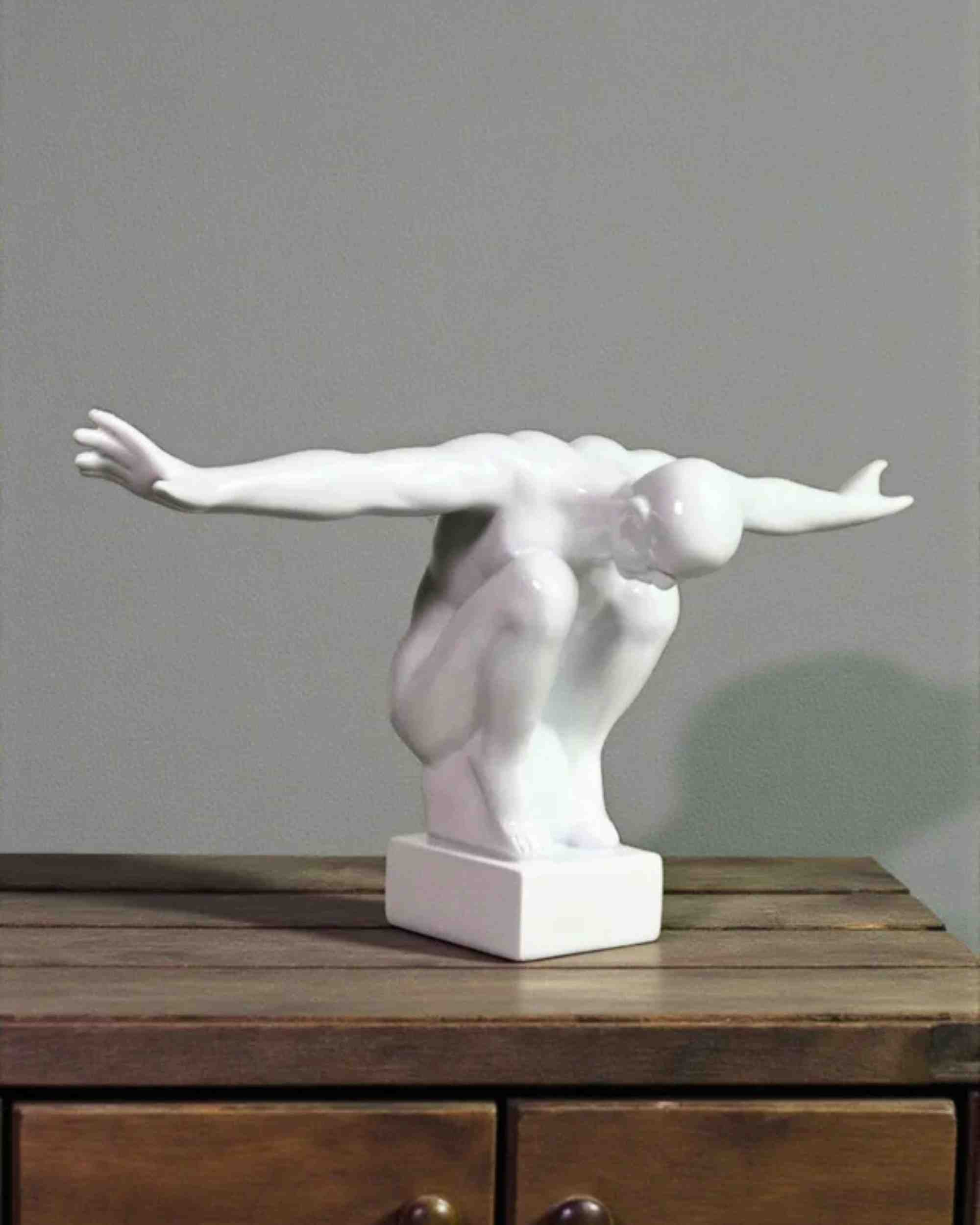 Premsons® Freedom Form Abstract Man Sculpture – Resin Art Figurine