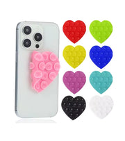 Premsons® Handsfree Mobile Sticky Holder - Heart Shape Silicone Suction Phone Pad – Strong Sticky Grip - Pack of 1 (Copy)