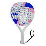 Premsons® PR8100 Full Carbon Padel Racket – Lightweight Power & Control Paddle with EVA Memory Core, Easy Swing Design - White