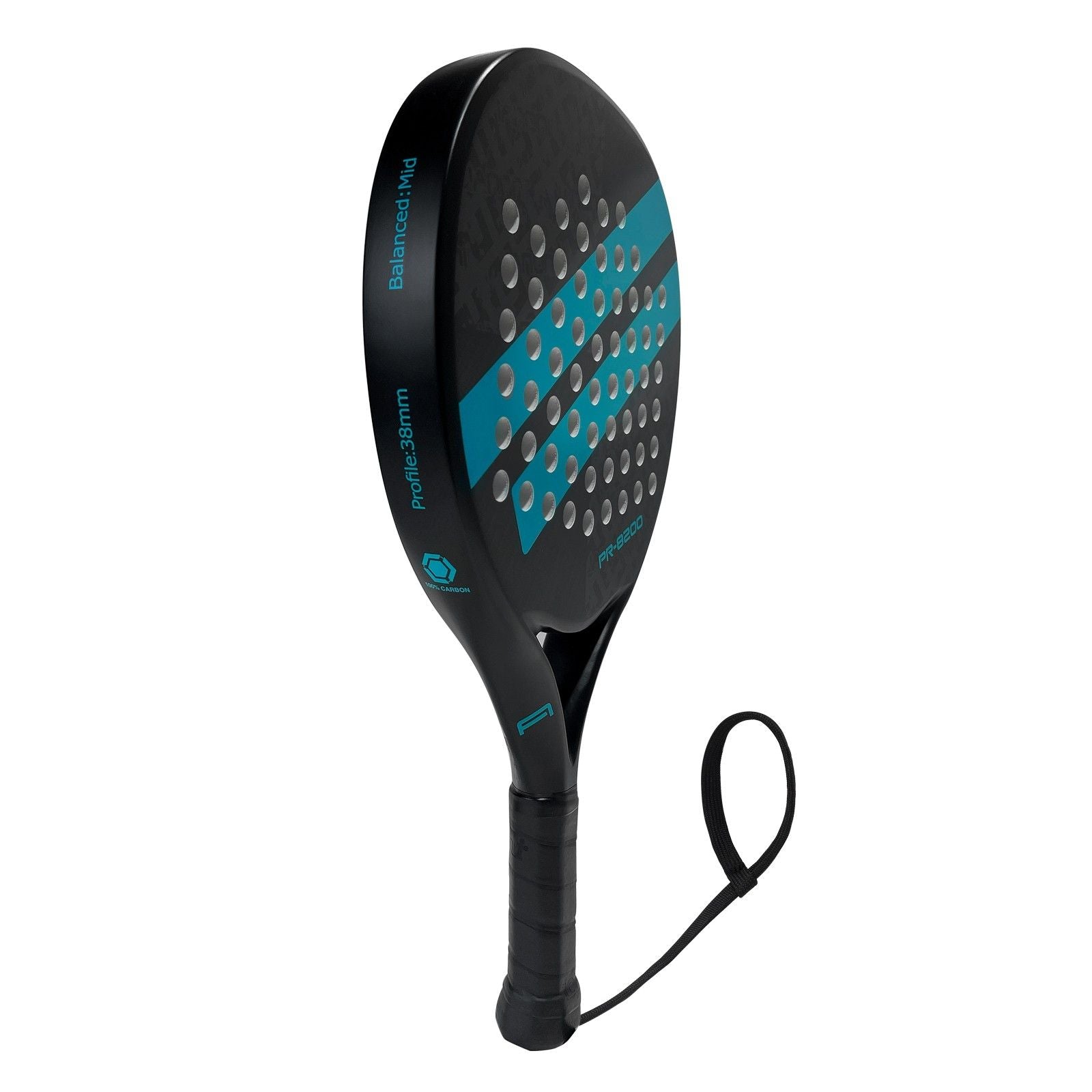 Premsons® PR8200 Carbon Fiber Padel Racket – Precision Control Paddle with Full Carbon Face & EVA Core - Blue