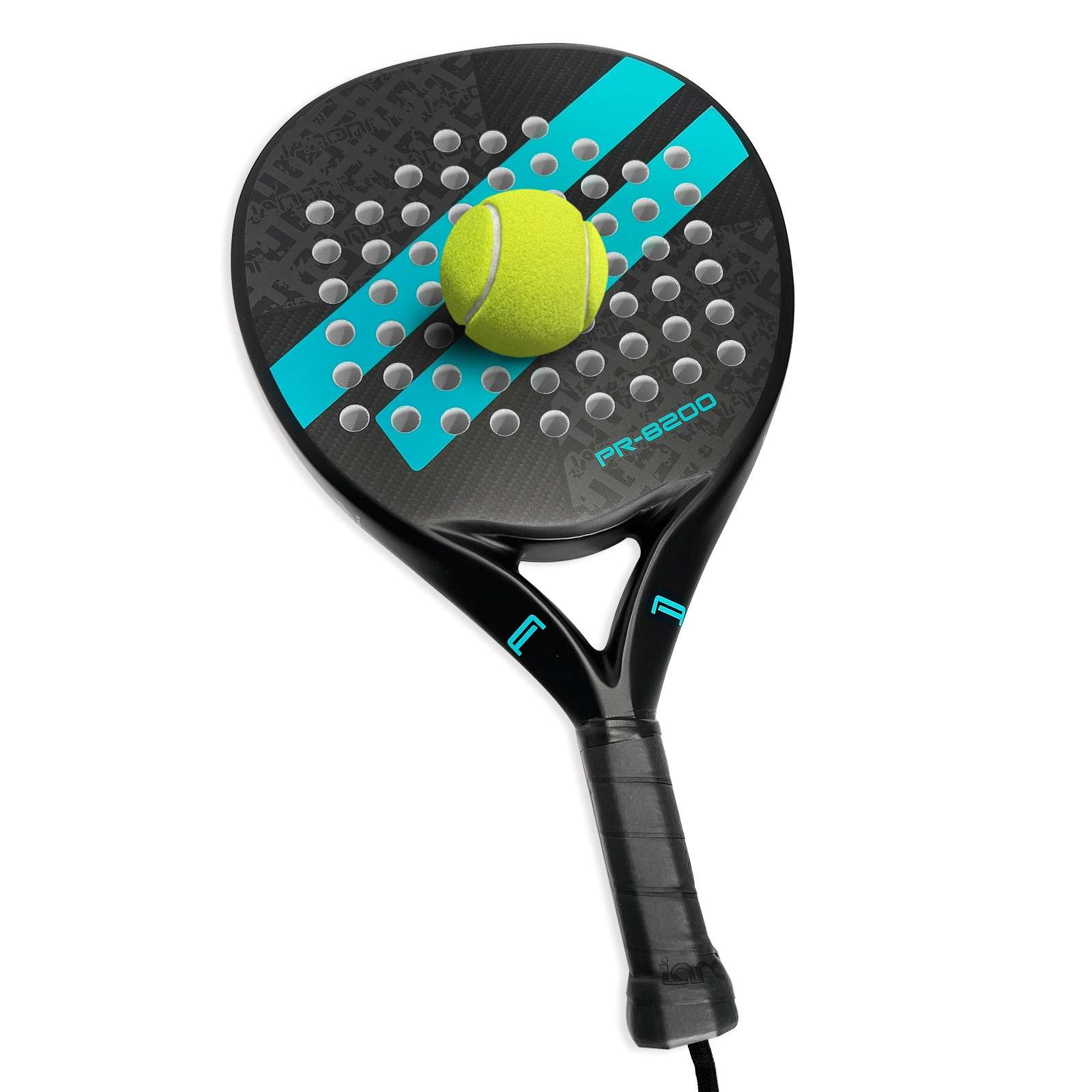 Premsons® PR8200 Carbon Fiber Padel Racket – Precision Control Paddle with Full Carbon Face & EVA Core - Blue