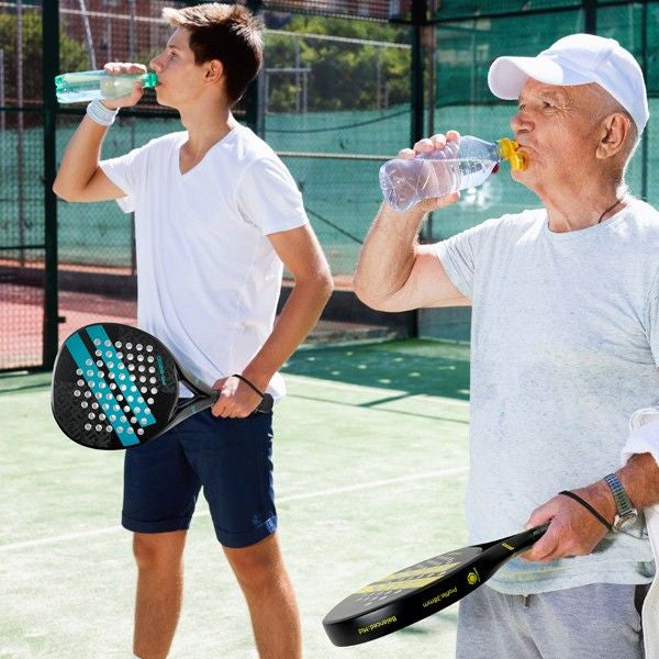 Premsons® PR8200 Carbon Fiber Padel Racket – Precision Control Paddle with Full Carbon Face & EVA Core - Blue