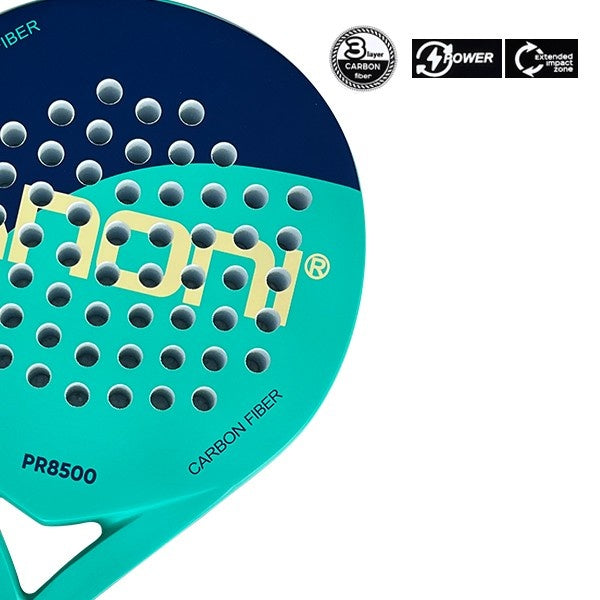 Premsons® PR8500 Full Carbon Padel Racket – Precision Control Paddle with Carbon Fiber Face & EVA Core