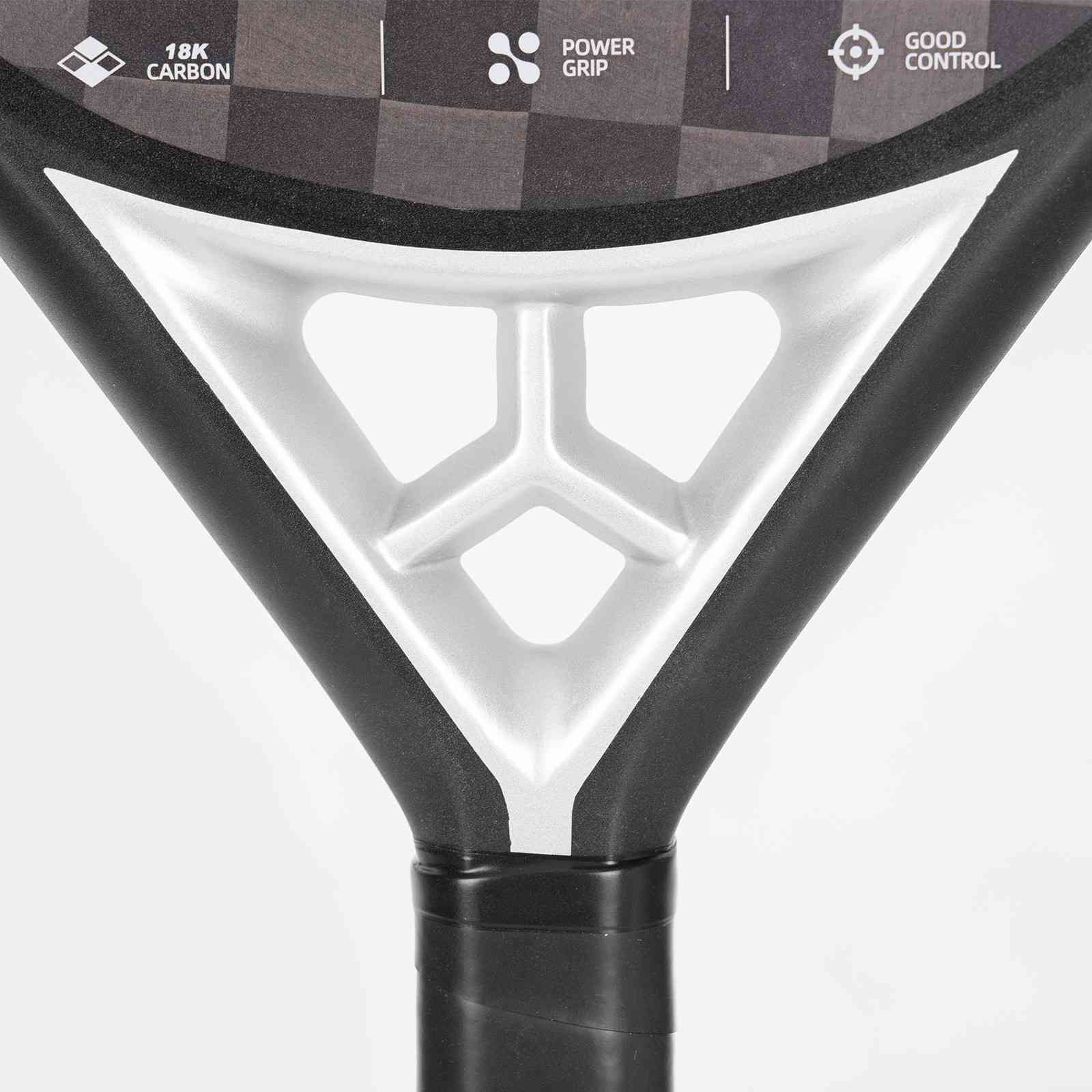 Premsons® 18K Carbon Fiber Super Power Padel Racket – Premium Power, Spin & Control - Black & Orange