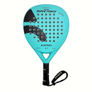 Premsons® Super Power Carbon Fiber Padel Racket – 3D Surface Power & Control Paddle with EVA Core - Blue