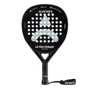 Premsons® Ultra Power Carbon Fiber Padel Racket – High Power Spin Paddle with EVA Core - Black & Light Blue