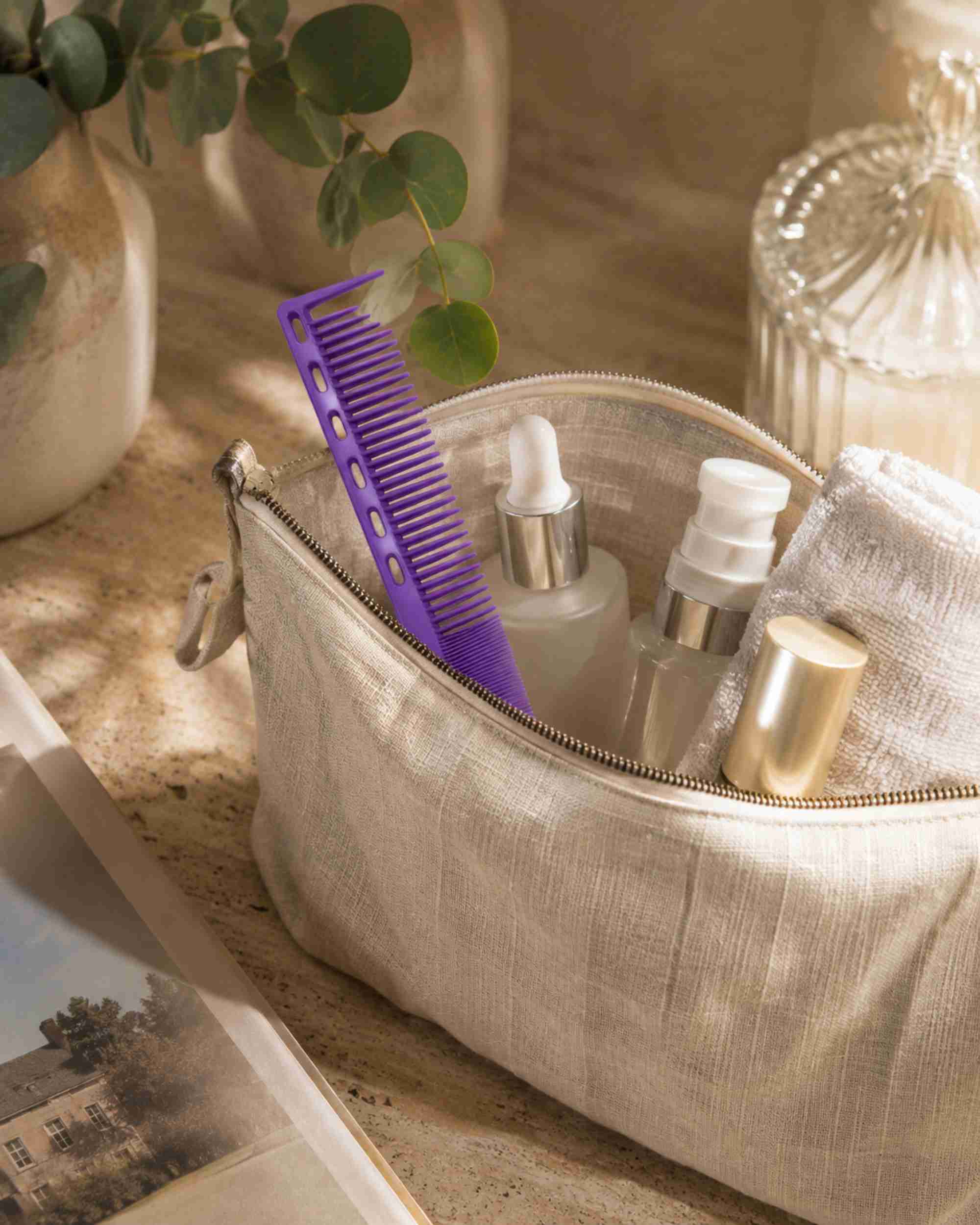 Premsons® Sectioning Hair Comb - Ohka Sakura  C901 Purple