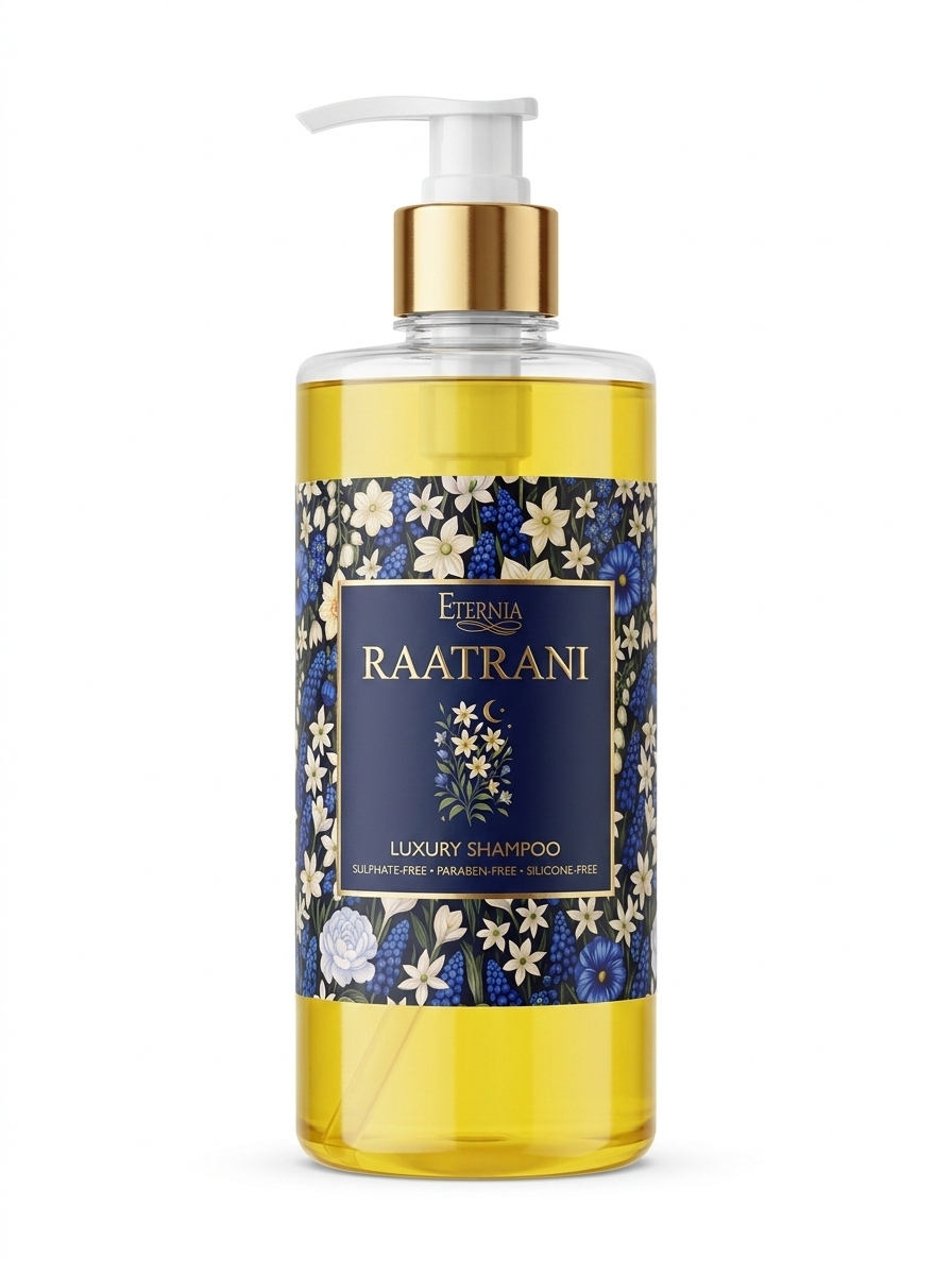 Eternia® Raatrani Luxury Handwash – Night Bloom Fragrance | Hydrating, Gentle Clean Formula | Sulphate & Paraben Free, Vegan Liquid Hand Soap for Soft, Fresh Hands