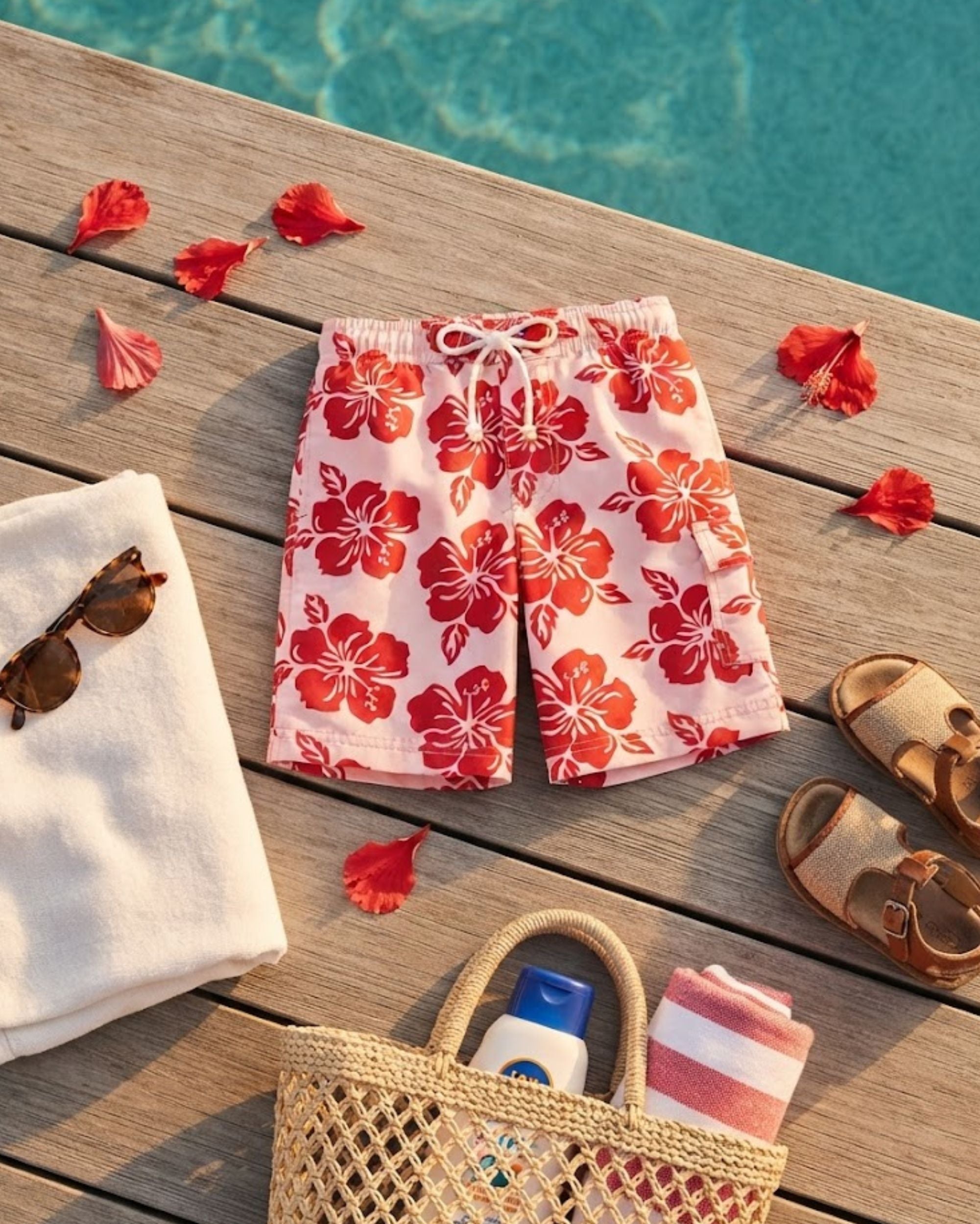 Premsons® Swim Shorts for Kids Boys | Comfortable Quick-Dry Swimming Trunks for Beach & Pool