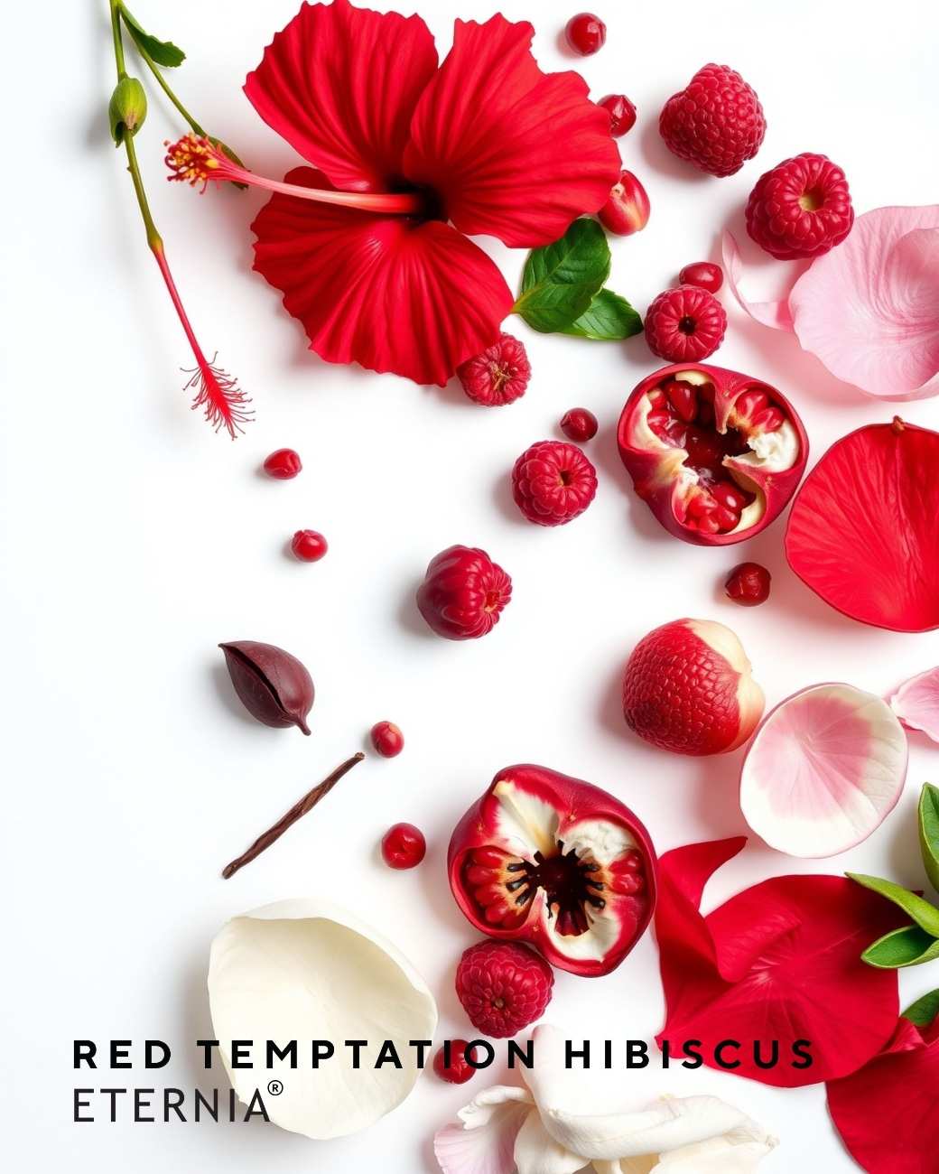 Eternia® Red Temptation Hibiscus Perfume Mist Spray – Hibiscus, Red Berries & Musk | Long-Lasting 50ml Fragrance Spray