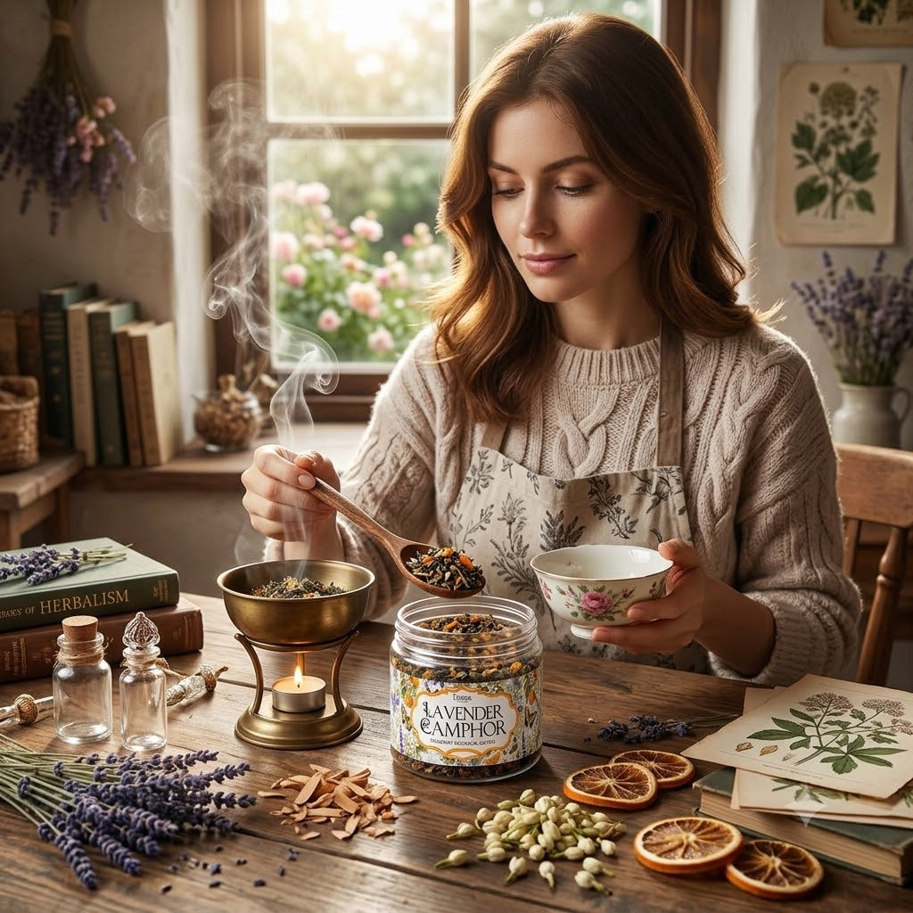Eternia® Lavender Camphor Fragrant Botanical Blend | Natural Aromatherapy Potpourri Air Freshener for Home, Office & Wardrobe | Long Lasting Luxury Fragrance Décor