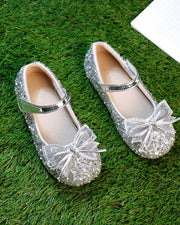 Premsons® Silver Bow Girls’ Sandals – Stylish, Comfortable & Lightweight Footwear for Everyday Wear & Special Occasions