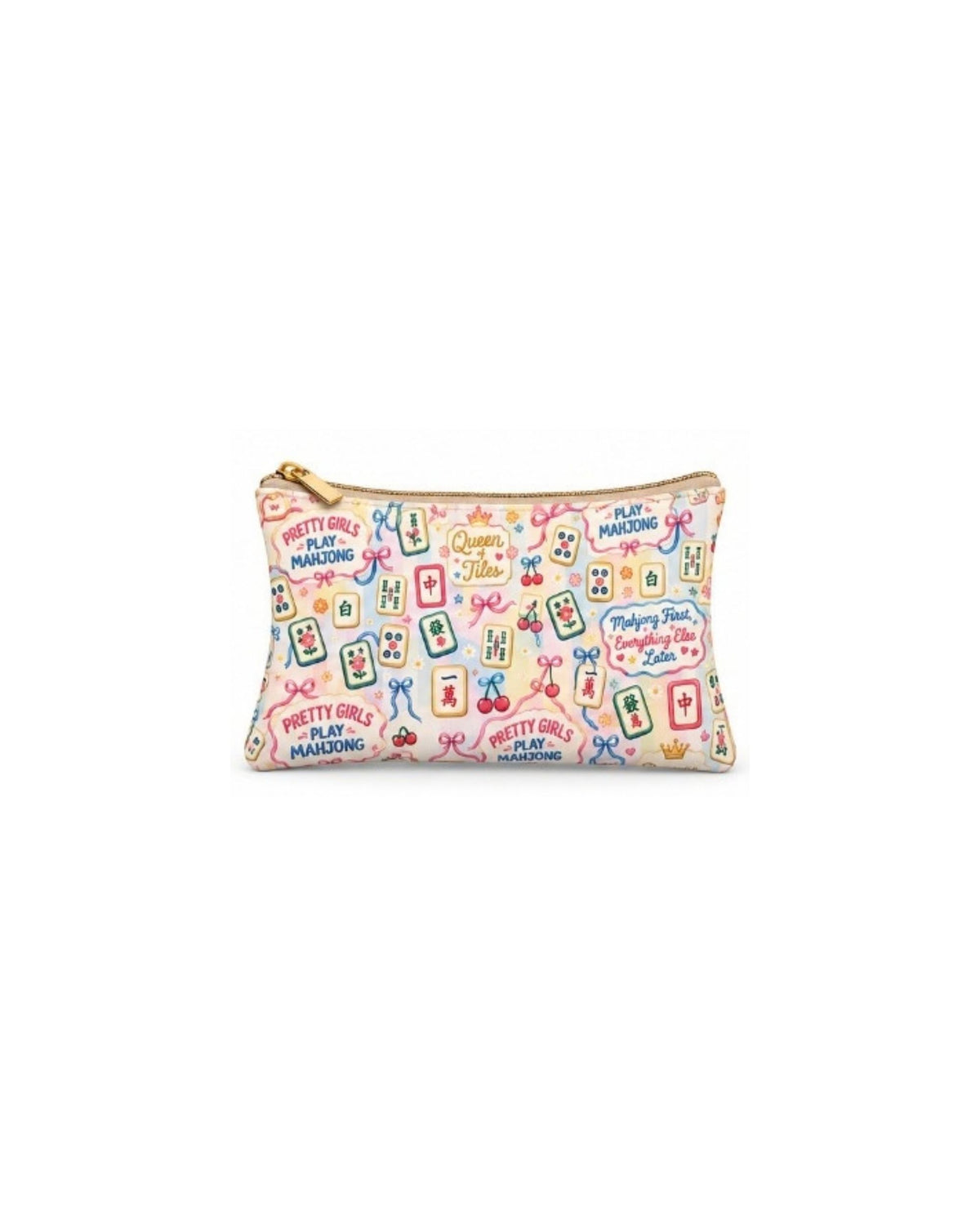 Premsons® Pretty Girls Vegan Leather Zipper Pouch – Multipurpose Organiser – S, M, L & XL