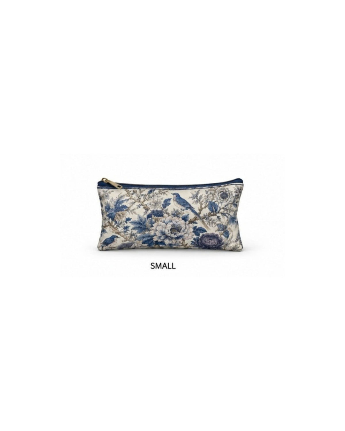 Premsons® Indigo Vegan Leather Zipper Pouch – Multipurpose Organiser – S, M, L & XL