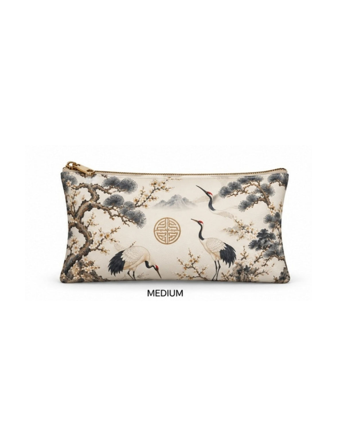Premsons® Grace Vegan Leather Zipper Pouch – Multipurpose Organiser – S, M, L & XL