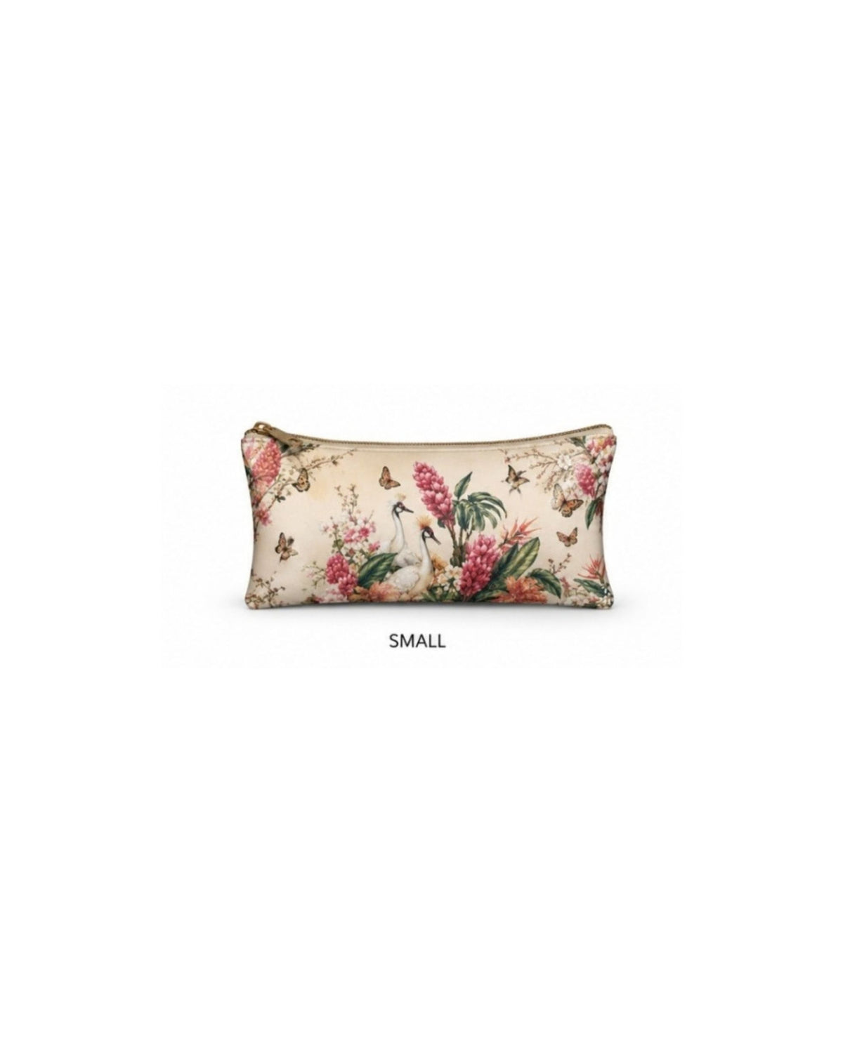 Premsons® Botanical Paradise Vegan Leather Zipper Pouch – Multipurpose Organiser – S, M, L & XL