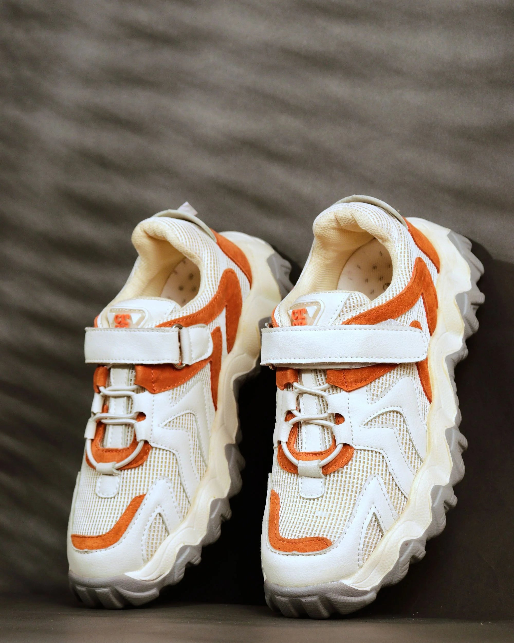 Premsons® Sneakers for Boys – Trendy, All-Day Comfort Children’s Shoes for Everyday Wear & Sports - White & Orange