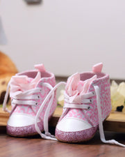 Premsons® Cheetah Pink Toddler Booties – Soft, Comfortable & Lightweight Footwear for Babies & First Walkers