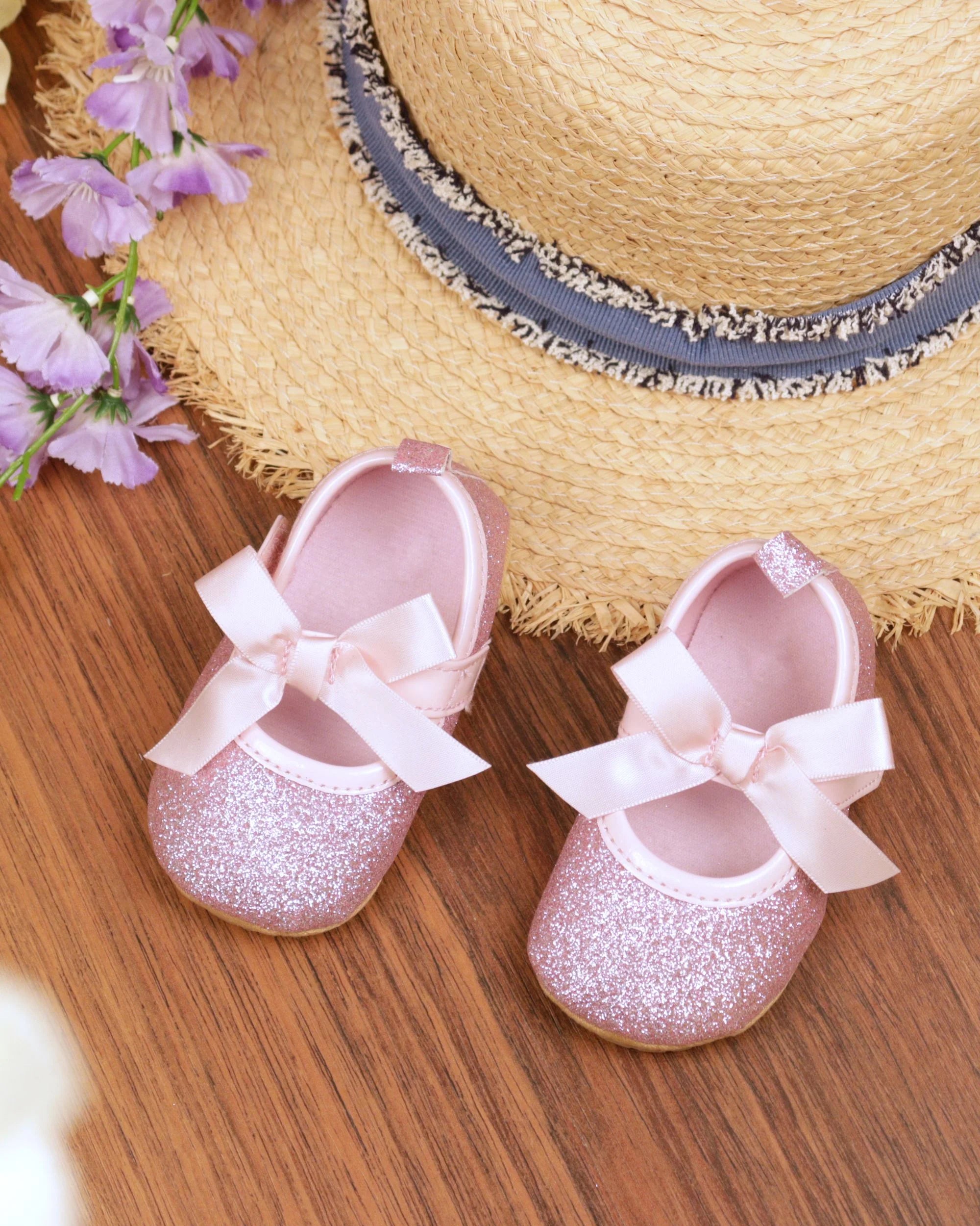 Premsons® Pink Sequins Toddler Sandals – Soft, Comfortable & Lightweight Footwear for Babies & First Walkers