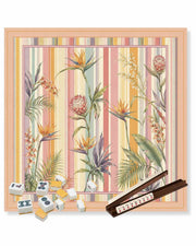 Premsons Tropical Paradise Mahjong Mat – 33 x 33 inch Large Table Game Mat