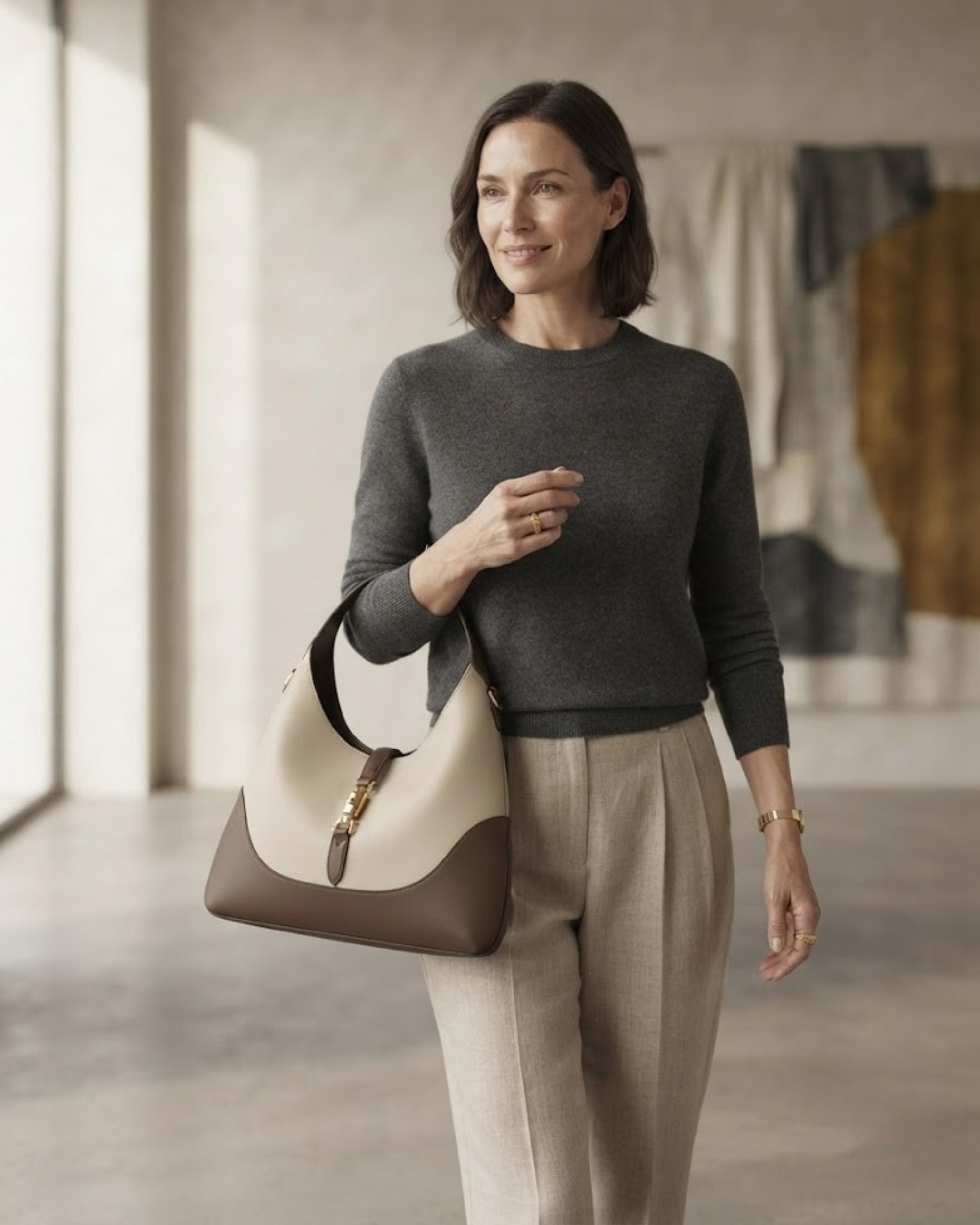Premsons® Elegant Two-Tone Women’s Handbag for Everyday Style