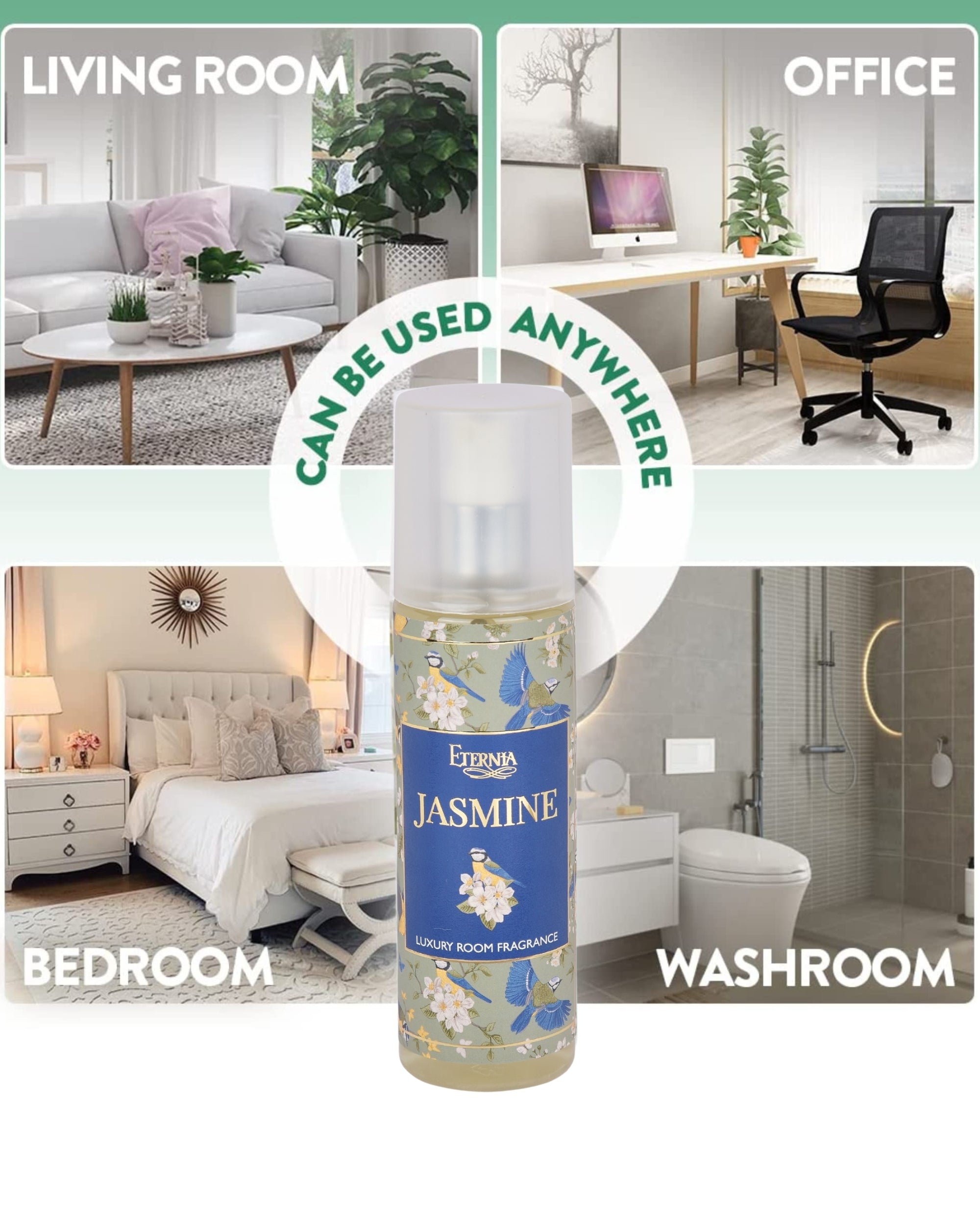 Eternia® Joy of Jasmine Room Spray – Sweet Floral Air Freshener