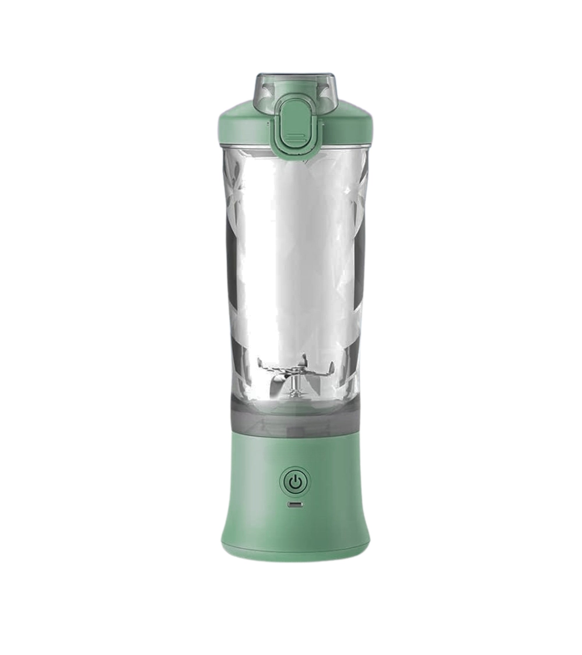 Mix & Go® Portable Blender Juicer – USB Rechargeable Smoothie Maker with 6 Blades, 380ml Capacity, 2000mAh Battery – Waterproof Mini Blender for Travel, Gym & Office