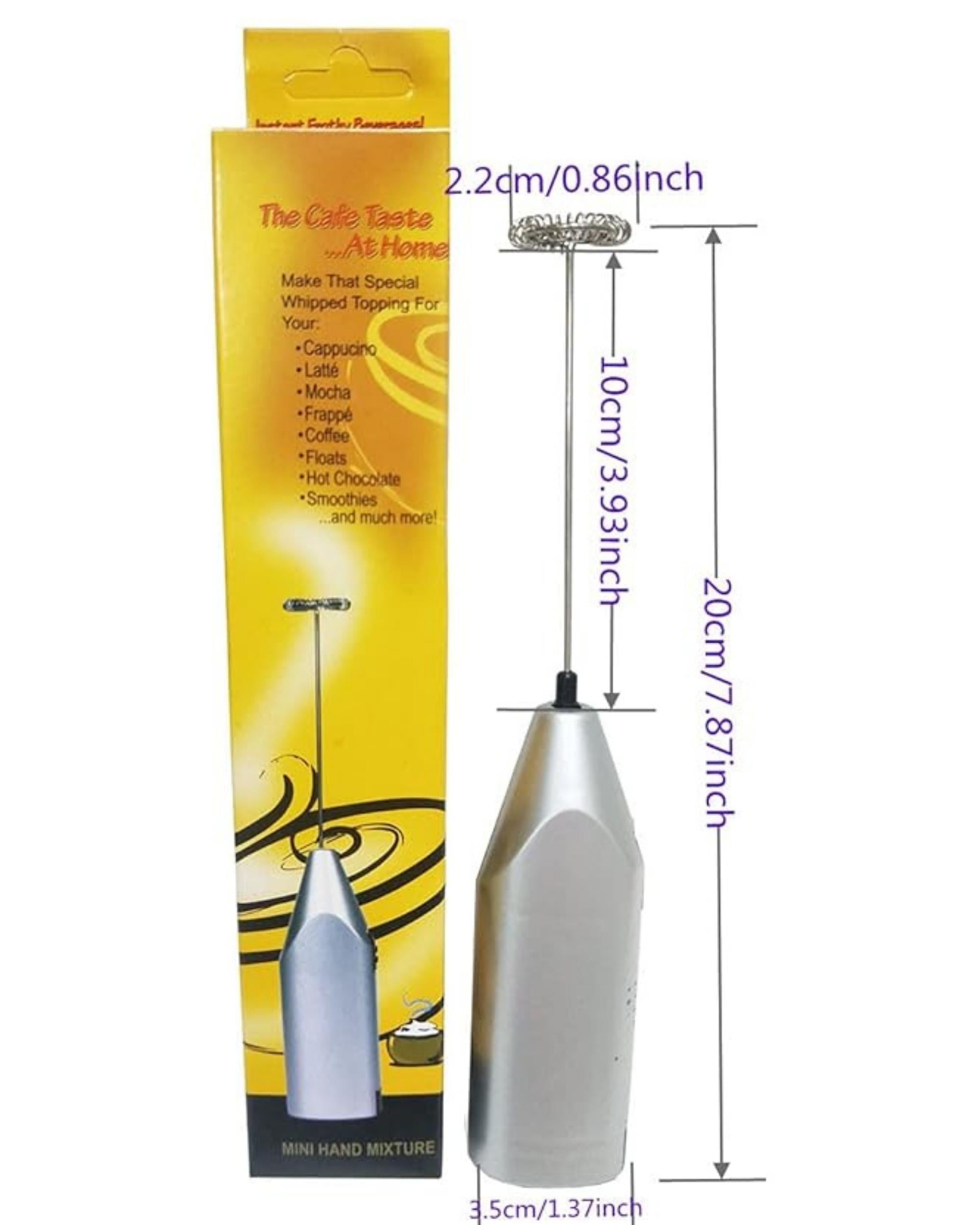 Premsons® Milk Frother - Coffee Hand Blender Rechargeable Electric Foam Maker - Whisker Beater for Hot Cappuccino Cold Milkshake Matcha - Portable Mixer for Mocktail Lassi Protein Shake