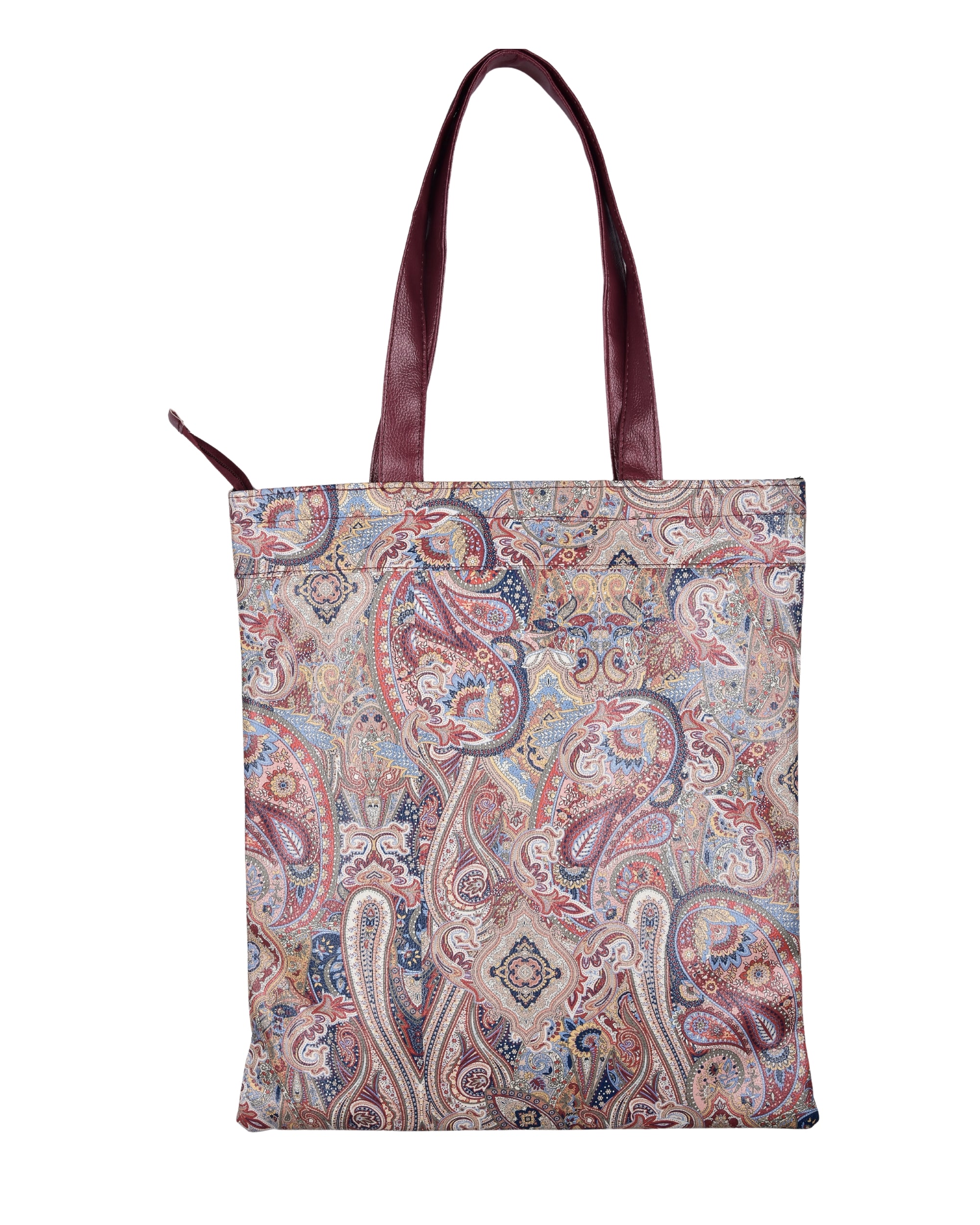 Premsons® Paisley Print Tote Bag – Stylish & Durable Shoulder Bag for Shopping, Office, Travel & Everyday Use